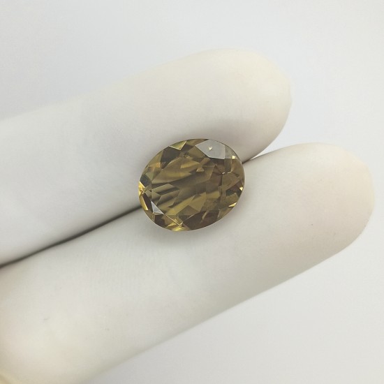 Olive Quartz 6.64 Ct Best Quality Olive Quartz 6.64 Ct Best Quality